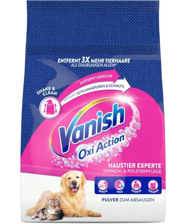 Vanish Pet Expert Carpet Cleaner | 750g Powder for Upholstery Care | Fights Dirt Hair & Urine Odor - Ideal for Large Areas - Buy Online on GoSupps.com