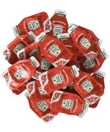 Heinz Ketchup Dip & Squeeze Packets (100 Pack, 0.95 oz) - 3x More Ketchup Than Standard Packets - Buy Online on GoSupps.com