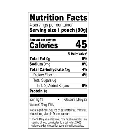 Santa Cruz Organic Apple Strawberry Sauce Pouches - Pack of 6 (3.2 oz each) - Buy Online on GoSupps.com