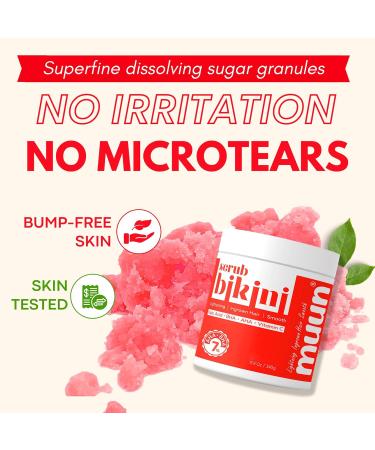 Bikini Area Exfoliator Pack 2-2% Kojic Acid Vitamin C & 7% AHA/BHA Even Skin Tone Radiance & Glow Skin & Ingrown Hair for Rectum Intimate Butt Underarm - Buy Online on GoSupps.com