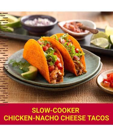 Old El Paso Stand 'N Stuff Bold Nacho Cheese Flavored Taco Shells 10ct, Pack of 6 - Buy Online on GoSupps.com