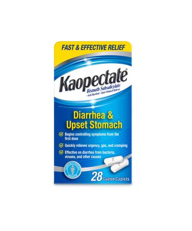 Kaopectate Multi-Symptom Anti-diarrheal and Upset Stomach Reliever 28 Count 28 Count (Pack of 1) New Version