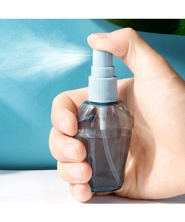 Rintal ZKSM Travel Bottles Set - 6 Empty Cosmetic Containers with Labels Funnel & Straw for Liquids - Perfect for Water & Emulsions (Blue & Transparent) - Buy Online on GoSupps.com