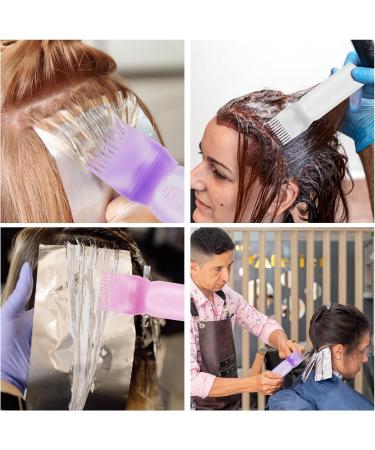 Ukofew 3-Piece Hair Oil Applicator Set - 160ml Bottles for Precise Hair Oiling & Coloring - Root Ridge Applicator in White Purple Pink - Buy Online on GoSupps.com
