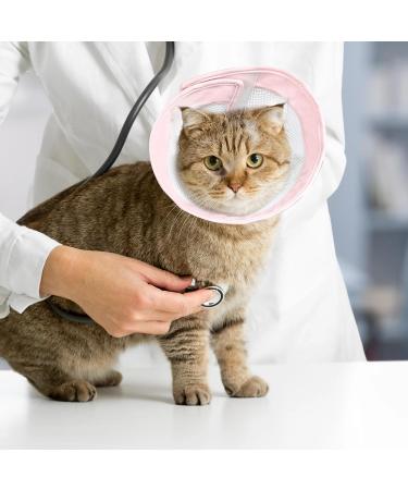 2 Pcs Cat Recovery Collar Soft Adjustable Dog Cat Elizabethan Collars Cones Pet Cone Collar Prevent from Licking Wounds After Surgery Comfortable Lightweight Collar for Pet Kitten and Puppy - Buy Online on GoSupps.com