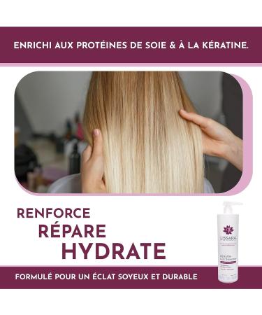 LISSARA - Sulfate-Free Shampoo - Salt-Free - Paraben-Free - with keratin - After Brazilian Smoothing Treatment Extender - Made in France - 1000ml - Buy Online on GoSupps.com