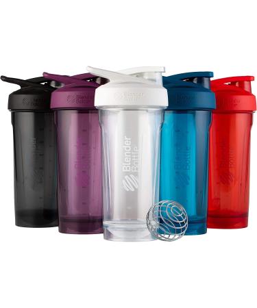 BlenderBottle Strada 28oz Shaker Cup - Ideal for Protein Shakes and Pre Workout - White - Buy Online on GoSupps.com