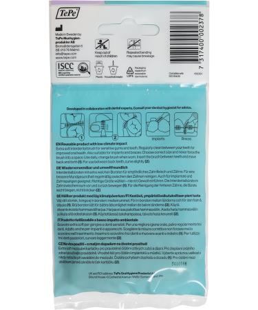 Tepe Interdental Brushes Extra Soft Purple (ISO Size 6) - Gentle & Effective Cleaning for Interdental Spaces - 2 Packs of 8 Brushes - Buy Online on GoSupps.com