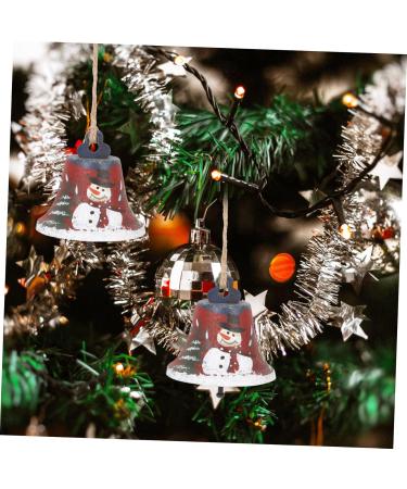 Buy Abaodam 5-Set Wrought Iron Christmas Bell Pendants - Metal Ornaments for Tree Decor 7x7cm - Perfect Holiday Jewelry - Buy Online on GoSupps.com