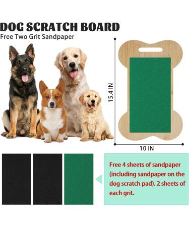Flenpply Dog Scratch Pad - Stress-Free Nail Care with Two-Grain Sanding Paper | Safe Alternative to Dog Nail Clippers - Buy Online on GoSupps.com