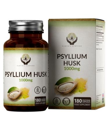 En psyllium peel capsules |180 vegan tablets |Flea seeds ground |Psyllium Husk vegan fiber |Fillers made of psyllium shell powder |1000mg per serving |Milk & gluten free - Buy Online on GoSupps.com