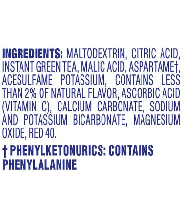 Crystal Light Sugar-Free Raspberry Green Tea Drink Mix - 60 Packets - Buy Online on GoSupps.com