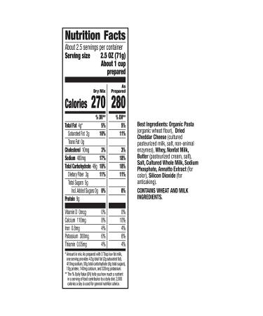 Annie's Reduced Sodium Cheddar Mac & Cheese Dinner | Organic Pasta Kids Meal | Low Sodium | 6 oz (Pack of 12) - Buy Online on GoSupps.com