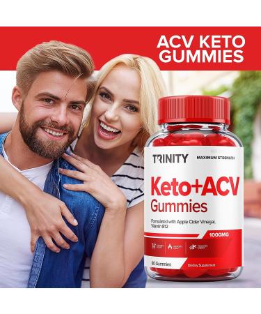 Trinity Keto + ACV Gummies for Advanced Weight Loss - Vegan Formula - 60 Gummies - Buy Online on GoSupps.com