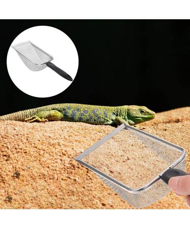 Ultechnovo Fine-Meshed Sand Filtering Shovel for Reptiles | Stainless Steel Terrarium Substrate Tool - Buy Online on GoSupps.com