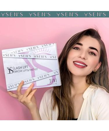 Ysens 3 in 1 Lash Lift Kit - Complete Eyebrow and Eyelash Perm Dye Kit for Salon & Home DIY - Buy Online on GoSupps.com