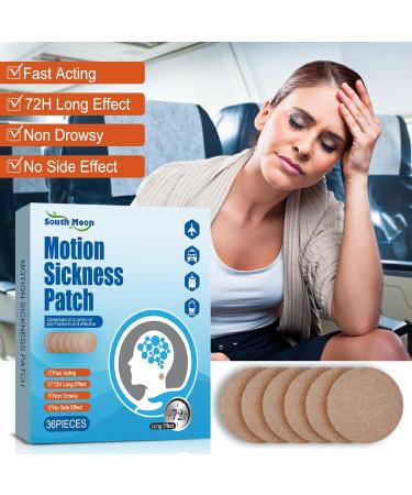 Travel Essentials: Portable Motion Sickness Patches for Adults & Kids - 36 Count Sea Sickness Relief - Buy Online on GoSupps.com