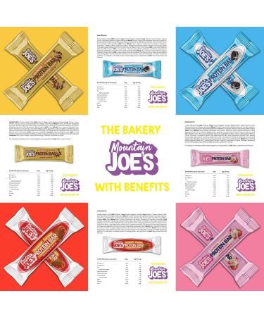 Mountain Joe's Protein Bar (12x55g) Cr me au chocolat et aux bonbons - Buy Online on GoSupps.com
