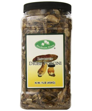 Mushroom House Dried Porcini Mushrooms Grade AA Extra, 1 Pound - Buy Online on GoSupps.com