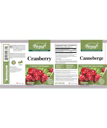VORST Cranberry 120 Capsules and Vitamin C 200 Chewable Tablets (Combo Bundle 2 Bottles) - Buy Online on GoSupps.com