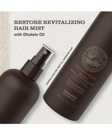Tweak d by Nature Restore Revitalizing Hair Treatment Mist - Strengthens & Protects Hair for Softness & Shine - Cruelty Free 16 oz | International Shipping - Buy Online on GoSupps.com
