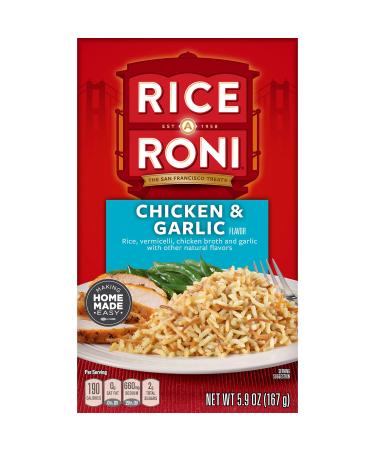 Rice-A-Roni Chicken & Garlic, 5.9-Ounce Boxes (Pack of 12)