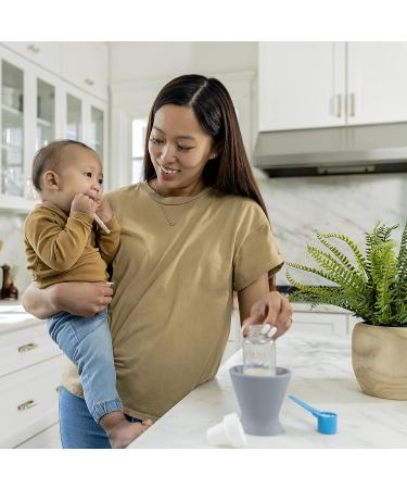 Ingenuity Bokee Hands-Free Baby Bottle Holder - Grey - Buy Online on GoSupps.com