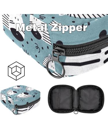 Buy Cute Zebra Storage Bags for Women's Bandages & Menstrual Products - Portable Holder for School & Office - Buy Online on GoSupps.com