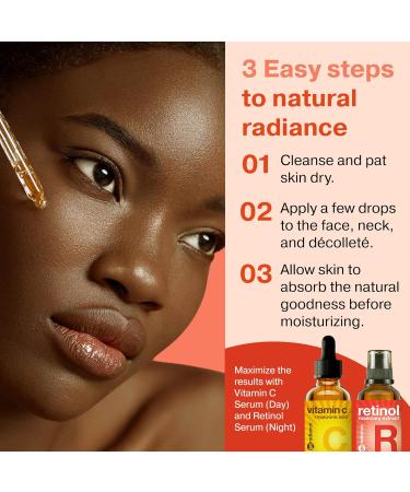 Go Radiance Retinol Serum 2oz + Vitamin C Serum 2oz for face - Buy Online on GoSupps.com