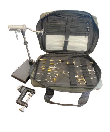 Zephr Travel Fly Tying Kit w/Travel Bag for Fly Tying or Tying Flies