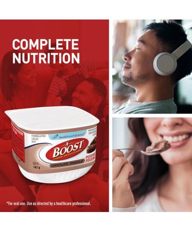 BOOST Chocolate Pudding Ready-to-eat Oral Nutrition Supplement Nutritionally Complete 6.8g Protein 230 Calories Kosher Gluten-free - Buy Online on GoSupps.com
