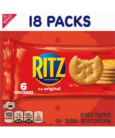 Ritz Original Crackers 12.24oz - 18 Count Pack - (1 Pack) - Buy Online on GoSupps.com
