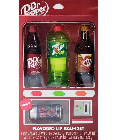 Centric Brands Soda Flavored Lip Balm 4-Piece Vending Machine Pack