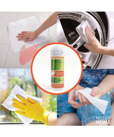 Machine Washable Reusable Bamboo Towels - Heavy Duty Rayon Towels - 1 Pack, Long-lasting Replacement for 6 Months of Towels - Buy Online on GoSupps.com
