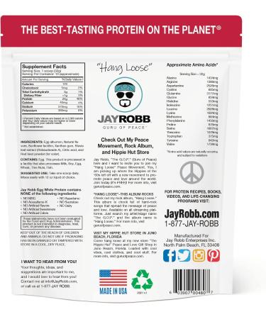 Jay Robb Strawberry Egg White Protein Powder - Low Carb Keto Gluten Free No Sugar Non-GMO Best Taste | 12 oz - Buy Online on GoSupps.com