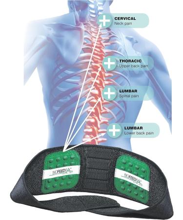 VYTALIVING Lumbros Biofeedback Back Support Belt - Adjustable Lumbar Support for Men & Women - Pain Relief & Posture Correction - Buy Online on GoSupps.com