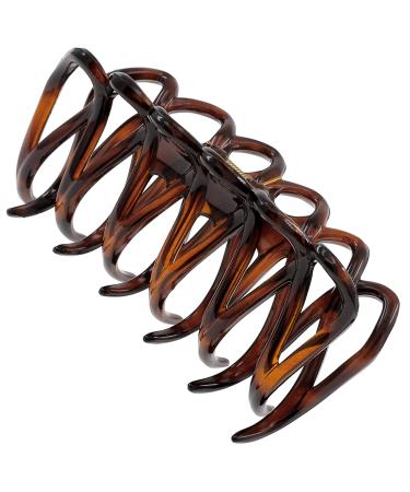 Camila Paris CP3519 French Large Hair Clips for Women Thick Hair for Long Wavy Curly Hair  Girls Hair Claw Clips Styling Big Hair Clip for Thick Hair  Strong Hold No Slip Grip Claw Clip Made in France 4 Tortoise Shell