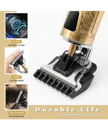 Men's Skull Design Hair Trimmer - Upgrade Electric T-Blade Cordless Clippers with LED Display - Buy Online on GoSupps.com