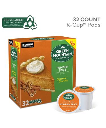 Green Mountain Pumpkin Spice Keurig K-Cup Pods 32 Count - Seasonal Selections Light Roast Coffee - Buy Online on GoSupps.com