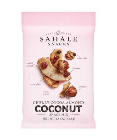 Sahale Snacks Cherry Cocoa Almond Coconut Snack Mix 1.5 Ounces (Pack of 18)