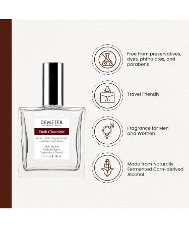 DEMETER Fragrance Library 3.4 oz Cologne Spray - Dark Chocolate - Buy Online on GoSupps.com
