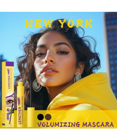 Bubble Mascara waterresistant mascara blackbrown colossal eyelash mascara longlasting makeup creates a natural look black + brown black and brown - Buy Online on GoSupps.com