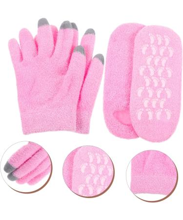 HONMEET 1 Set Gloves and Foot Mask Set Socks for Women Moisturizing Gloves for Dry Hand Moisturizing Gloves for Night Overnight Moisturizing Gloves Female Moisturizing Gloves Fabric - Buy Online on GoSupps.com