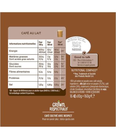  NESCAFE DOLCE GUSTO Nescaf Dolce Gusto Coffee with Milk 16 x 7g - Buy Online on GoSupps.com