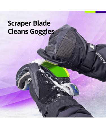 Extremus Outlook Peak Ski Gloves - Unisex Warm 3M Thinsulate Snow Gloves - Waterproof & Windproof - Black XL - Buy Online on GoSupps.com