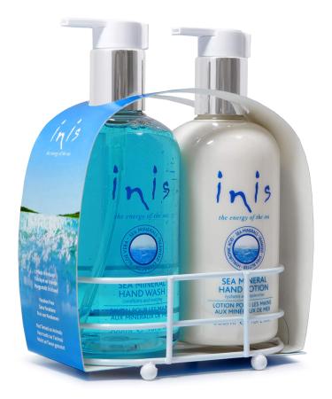 Inis the Energy of the Sea Liquid Hand Soap & Hand Lotion Caddy