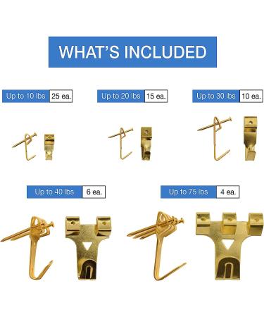 Assorted Picture Hanging Kit | 220 Piece Assortment with Wire  Picture Hangers  Hooks  Nails and Hardware for Frames - Buy Online on GoSupps.com