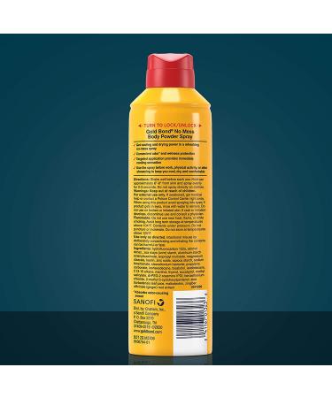 Gold Bond No Mess Talc-Free Body Powder Spray 7 oz. - Classic Scent - Buy Online on GoSupps.com