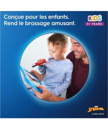 Buy Oral-B Kids Electric Toothbrush - Marvel Spider-Man Handle Travel Case for Ages 3+ - Buy Online on GoSupps.com