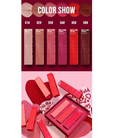 Buy 3PCS Lip Glaze Set - Matte Lipstick & Velvet Lip Gloss | Long Lasting & Moisturising Lip Makeup - International Shipping Available - Buy Online on GoSupps.com